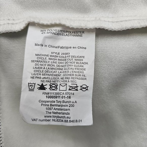 Tory Sport Women's Midnight Blue/White Hooded Running Performance Vest Size XL - Picture 9 of 16